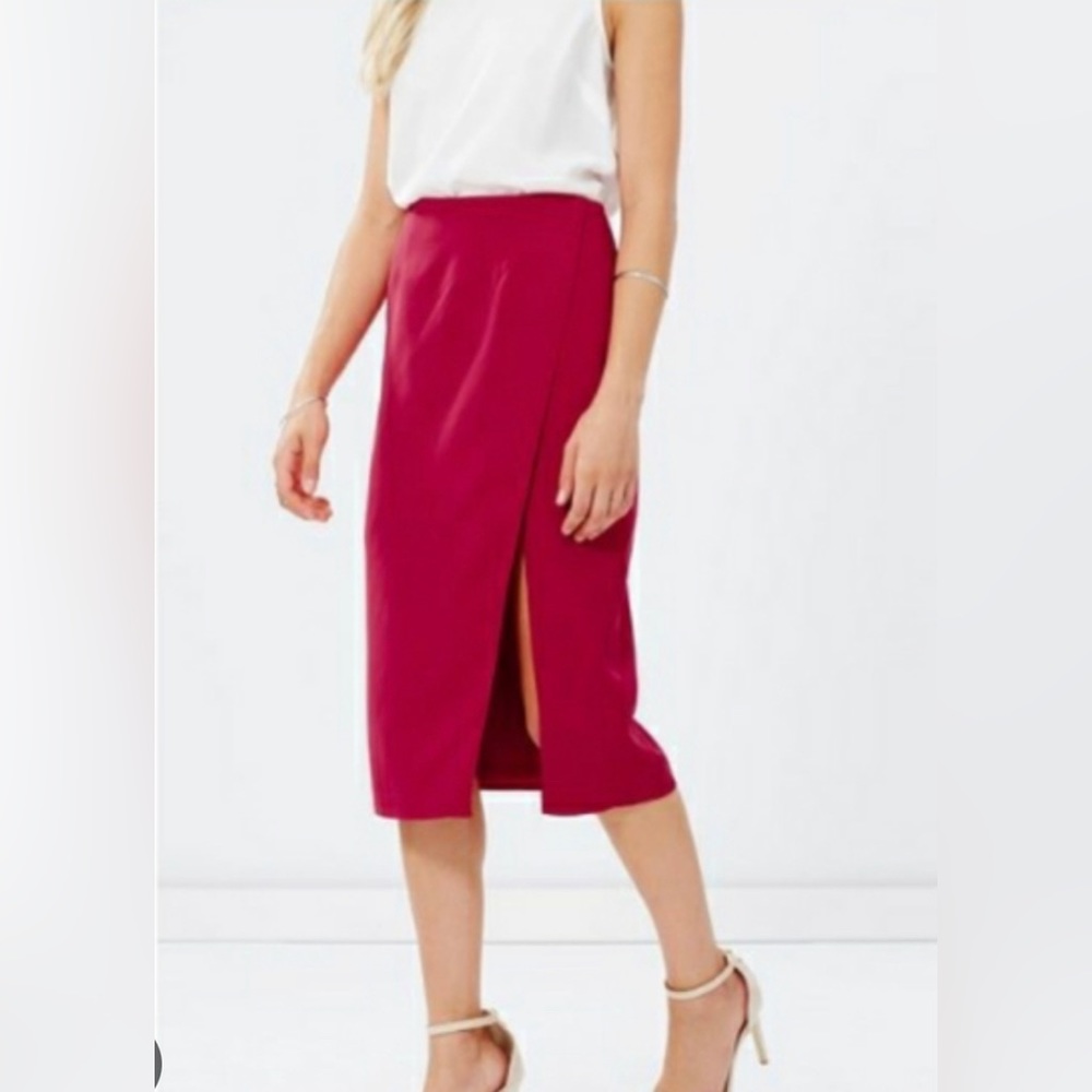 Keepsake the Label Red Slit Skirt